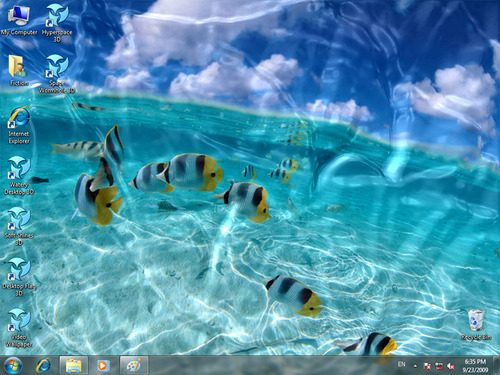 Скачать Watery Desktop 3D ScreenSav...
