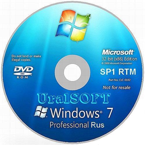 Windows 7 SP1 RTM x86 Professional ...